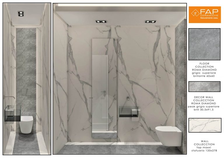 Fap Ceramiche Bathroom-SMALL WC 1