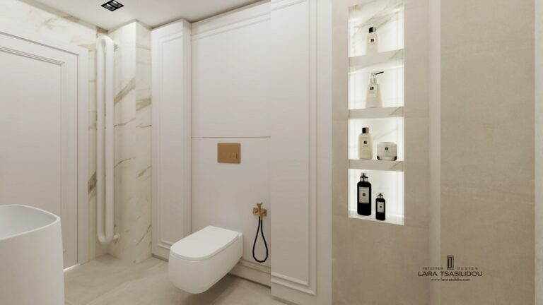 Σχεδιασμός μοντέρνου μπάνιου στην Θεσσαλονίκη (3)